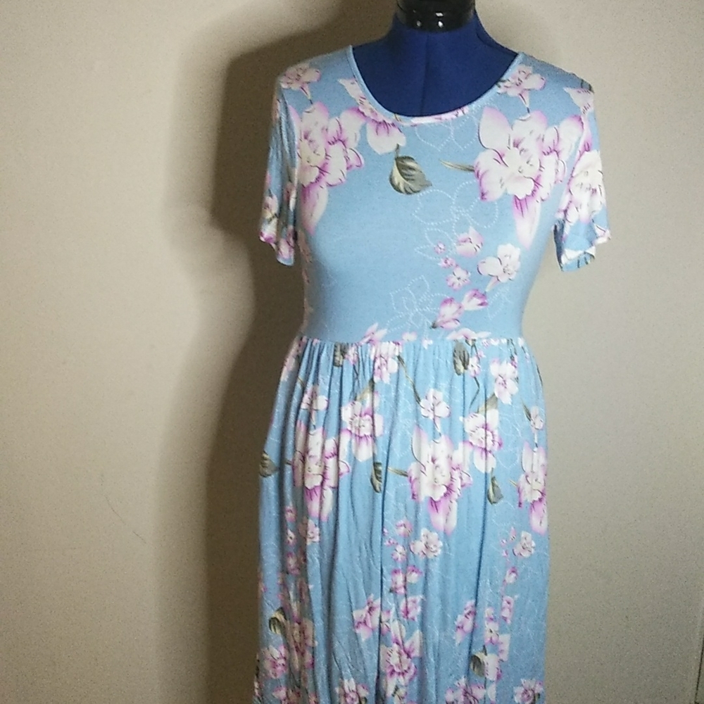 DB Moon floral print cotton dress